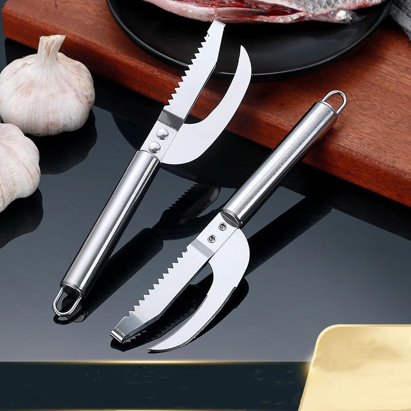 3-in-1 Stainless Steel Fish Scale Planer & Scraper
